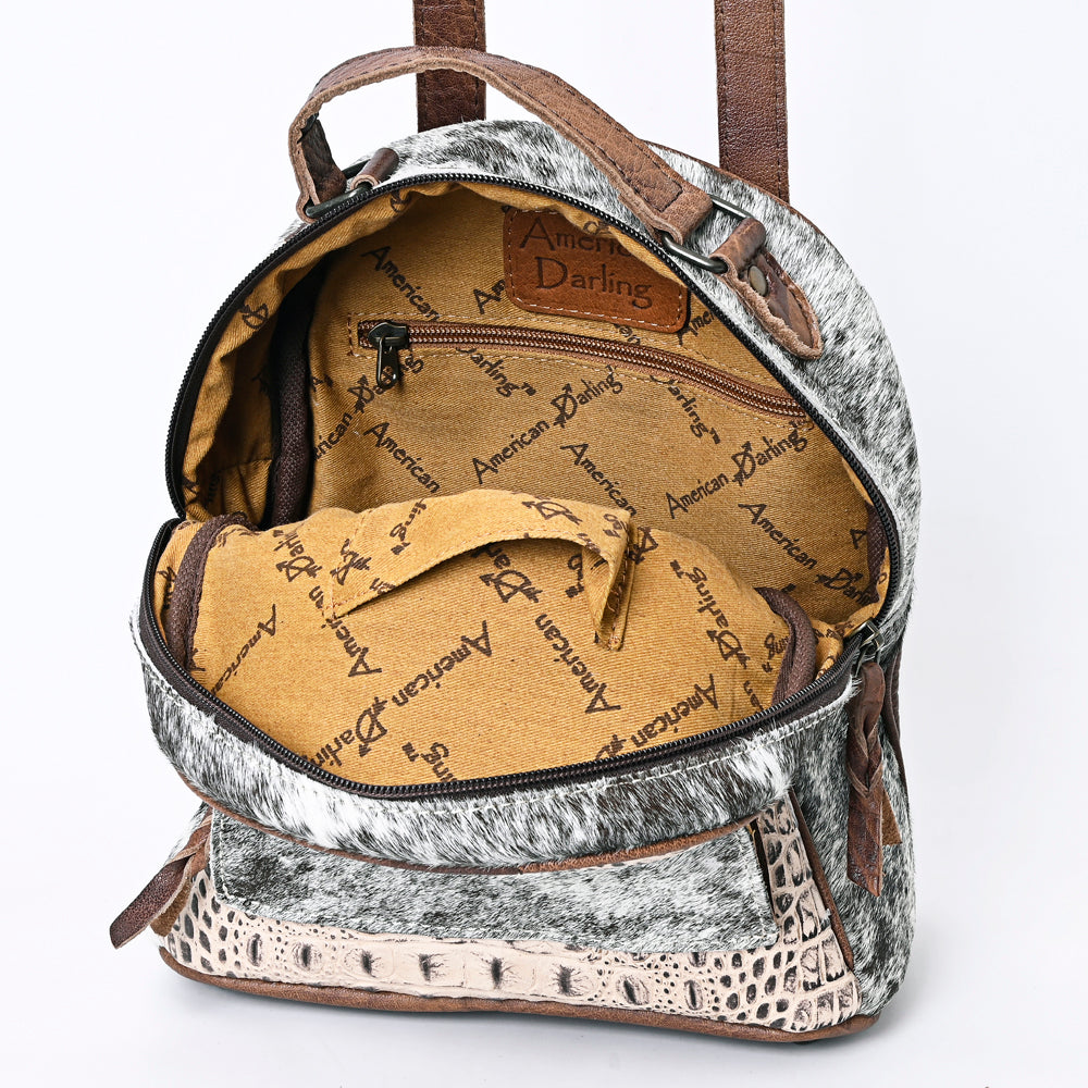 American Darling Hair On Genuine Leather Women Bag Western Handbag Purse