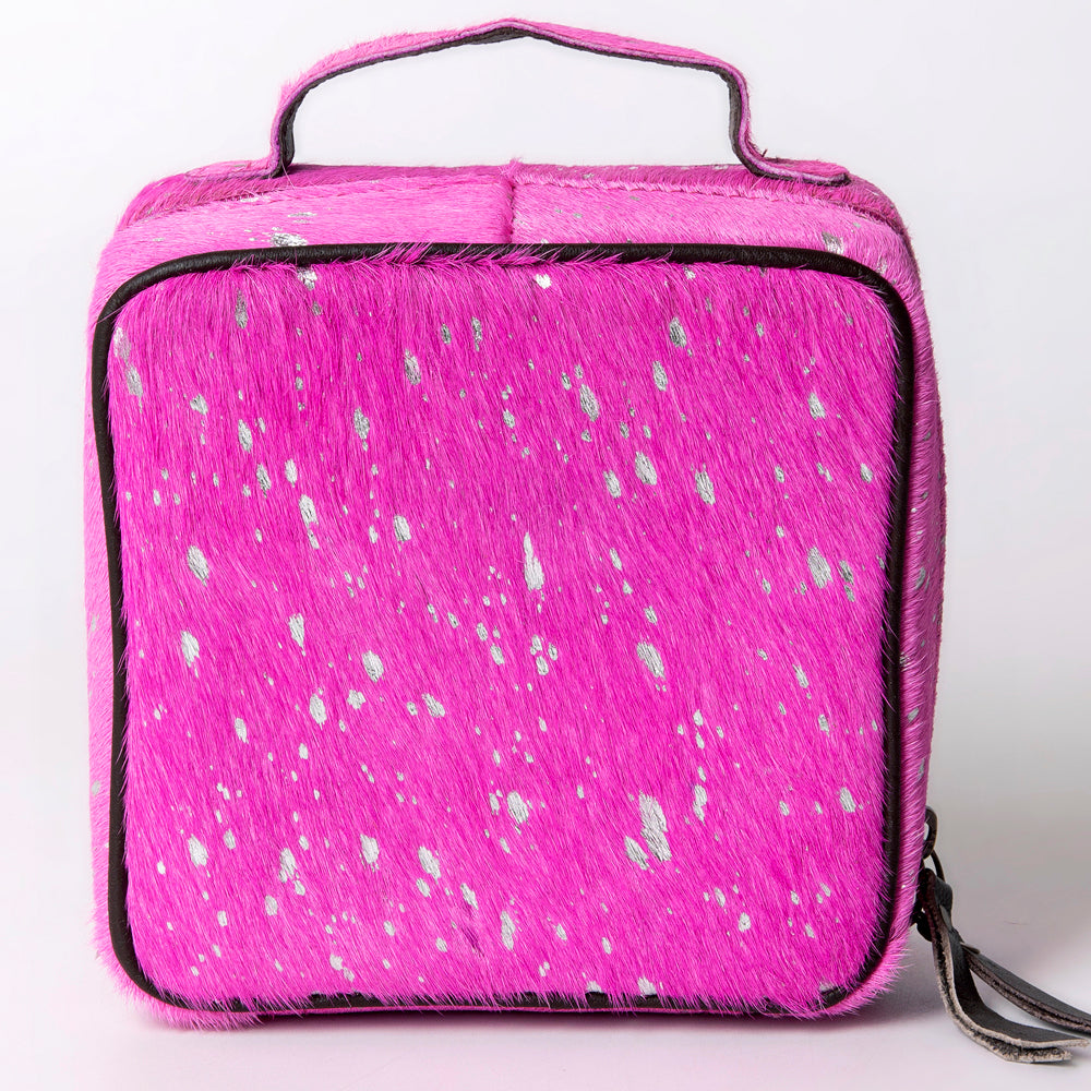 American Darling Jewelry Case Hair-On Genuine Leather Women Bag Western Handbag Purse