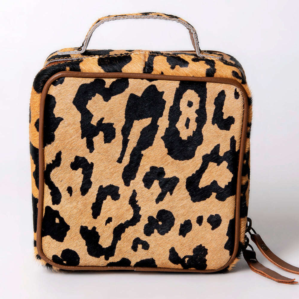 American Darling Jewelry Case Hair-On Genuine Leather Women Bag Western Handbag Purse