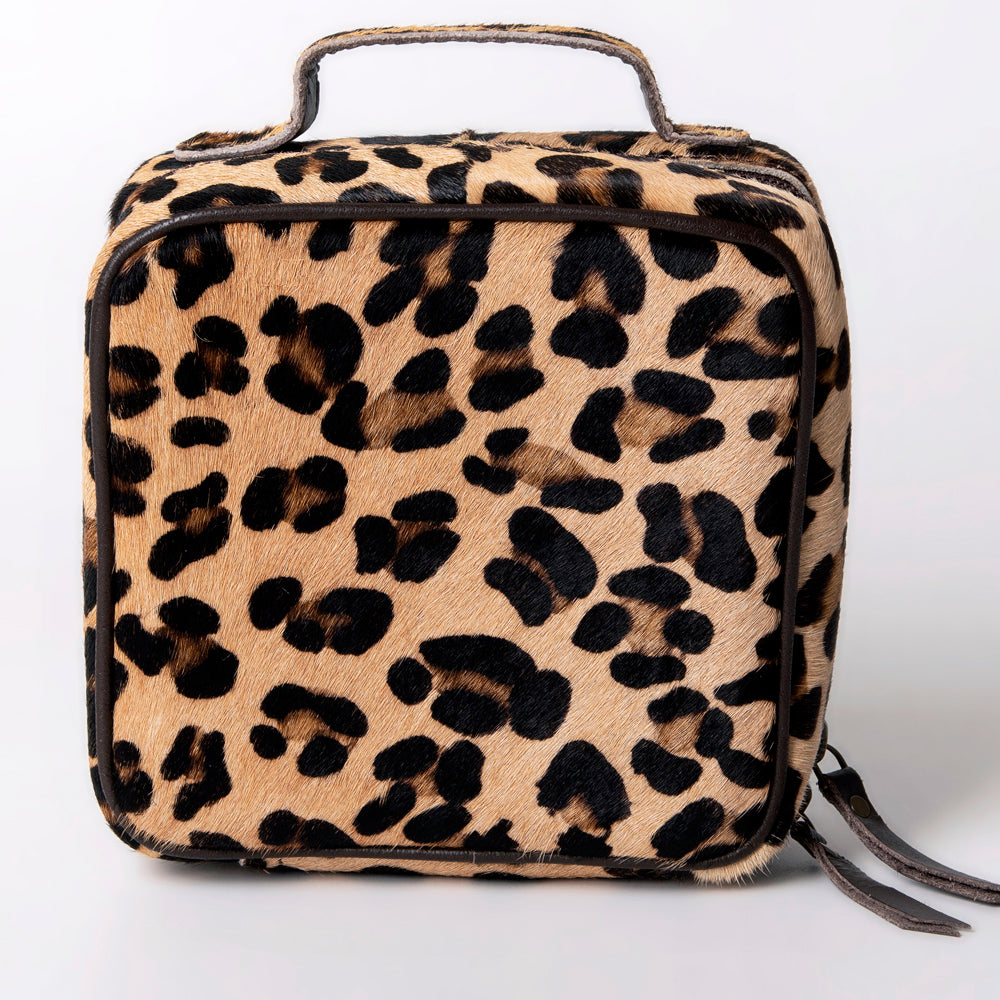 American Darling Jewelry Case Hair-On Genuine Leather Women Bag Western Handbag Purse