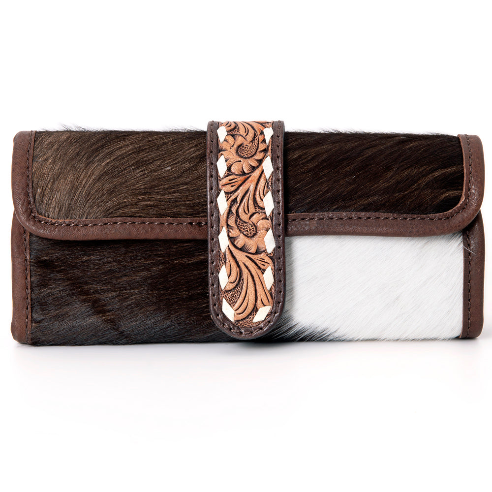 American Darling Jewelry Case Hand Tooled Saddle Blanket Genuine Leather Women Bag Western Handbag Purse