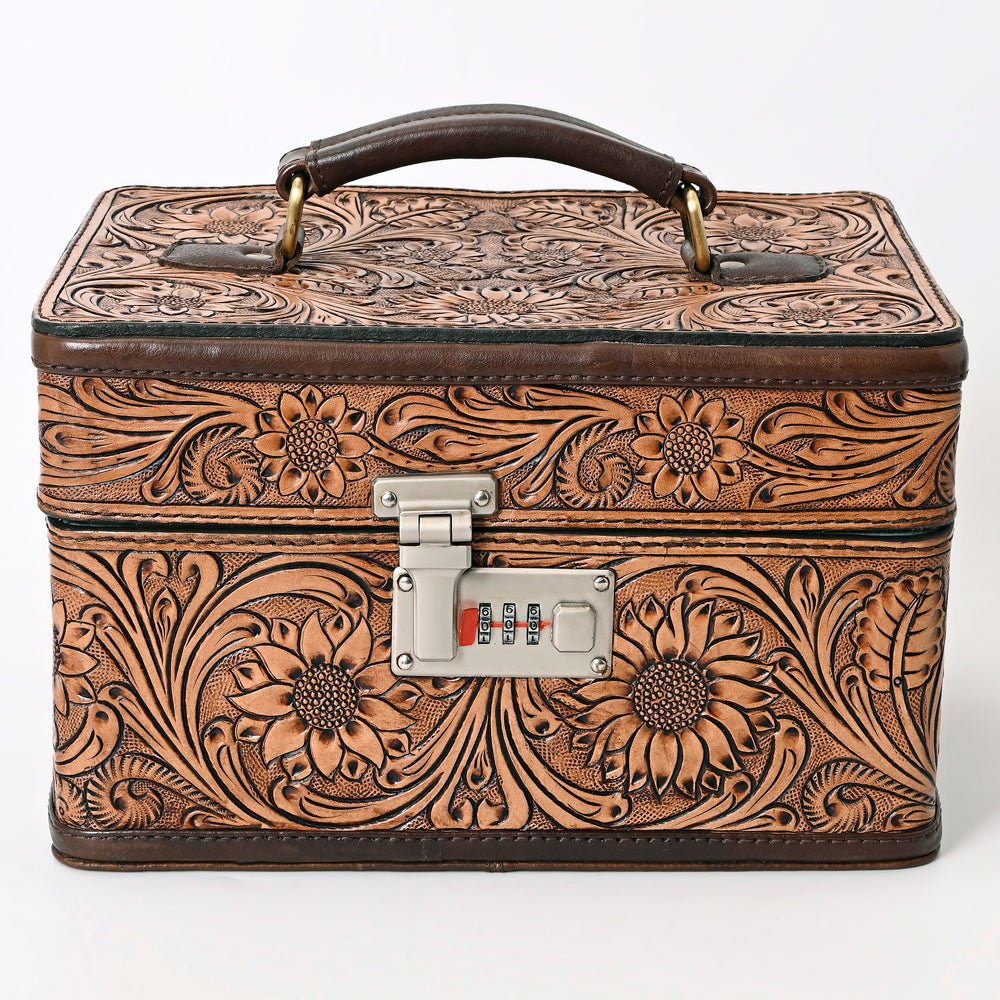 American Darling Hand Tooled Hair On Genuine Leather Women Bag Western Handbag Purse