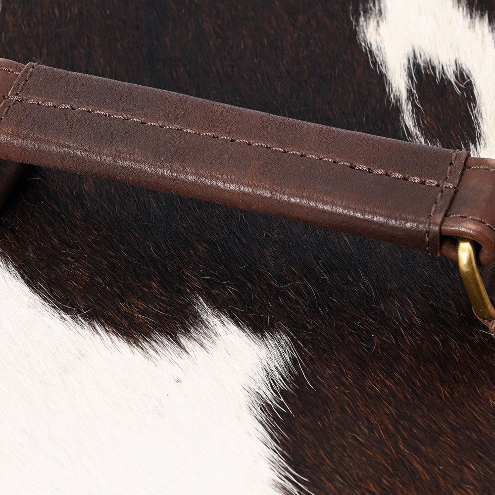 American Darling Hand Tooled Hair On Genuine Leather Women Bag Western Handbag Purse