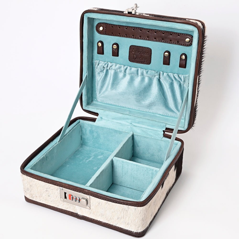 American Darling Hand Tooled Hair On Genuine Leather Women Bag Western Handbag Purse