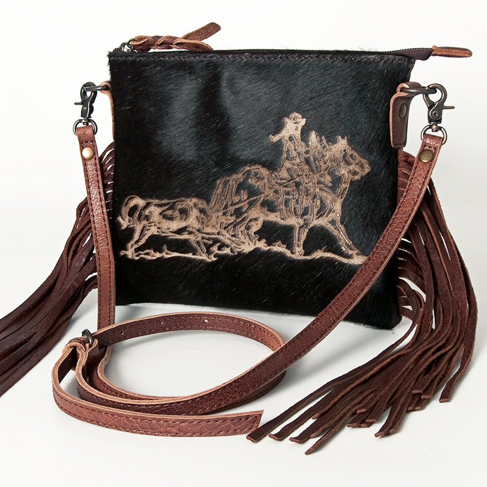 American Darling Small Crossbody Saddle Blanket Genuine Leather women bag western handbag purse