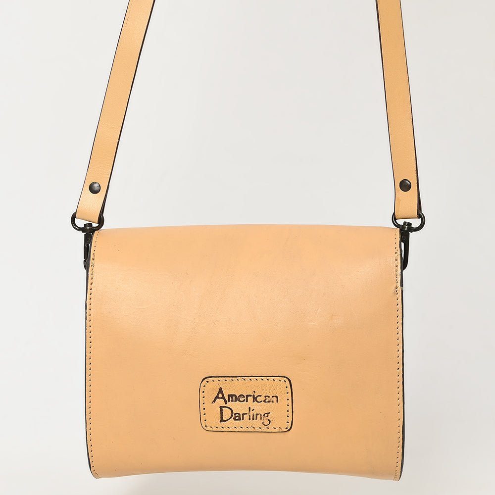 American Darling Hand Tooled Genuine Leather Women Bag Western Handbag Purse