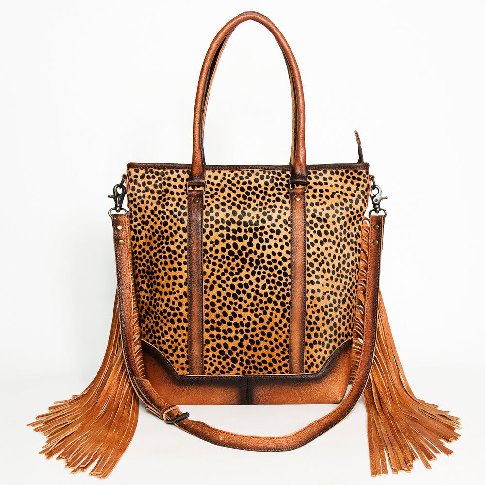 American Darling ADBG1030B Tote Hair-On Genuine Leather women bag western handbag purse