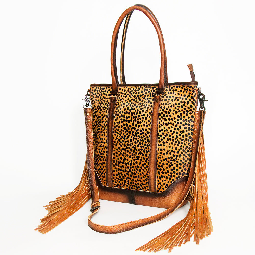 American Darling ADBG1030B Tote Hair-On Genuine Leather women bag western handbag purse
