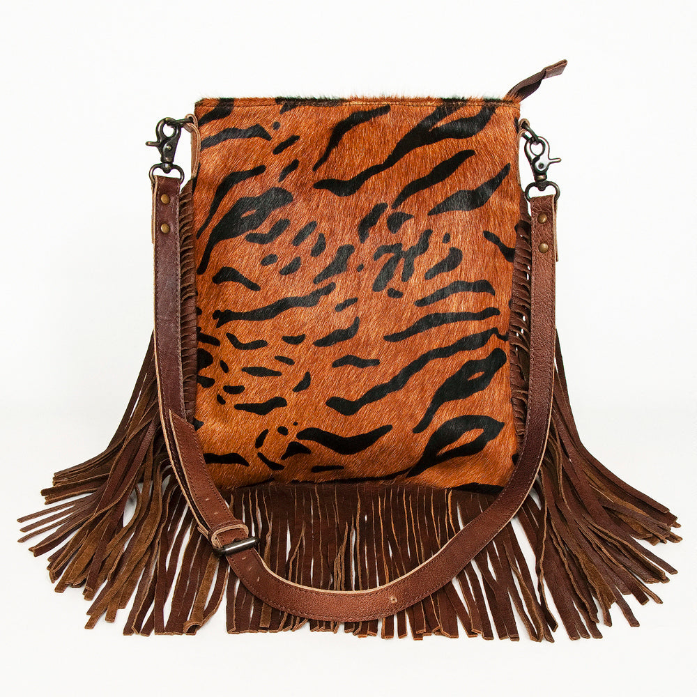 American Darling ADBGS192BP Messenger Hair-On Genuine Leather Women Bag Western Handbag Purse
