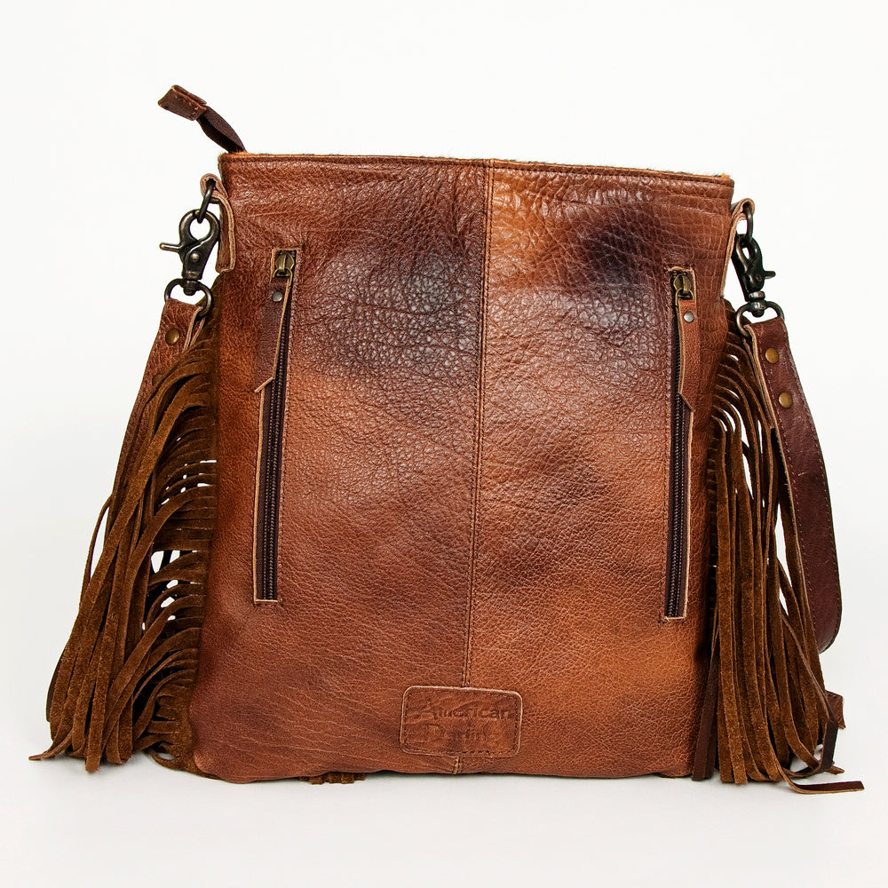 American Darling ADBGS192BP Messenger Hair-On Genuine Leather Women Bag Western Handbag Purse