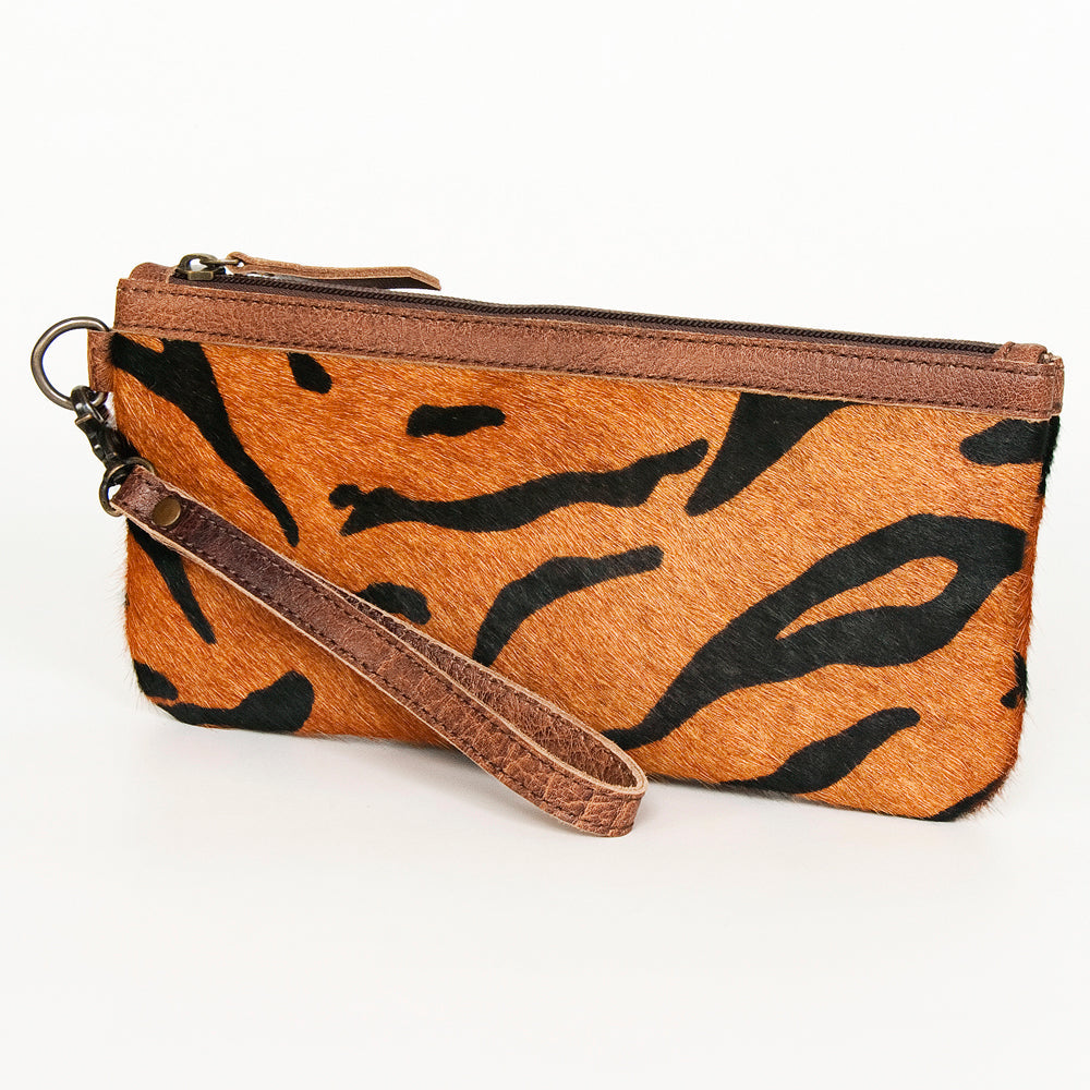 American Darling Wristlet Hair on Genuine Leather Western Women Bag | Handbag Purse | Women Wristlet | Wristlet Wristlet | Travel Wristlet | Leather Wristlet | Clutch Wristlet