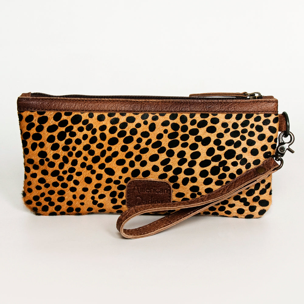 American Darling Clutch Hair on Genuine Leather Western Women Bag Handbag Purse | Cute Clutch Bag | Leather Clutch Bag | Clutch Purse