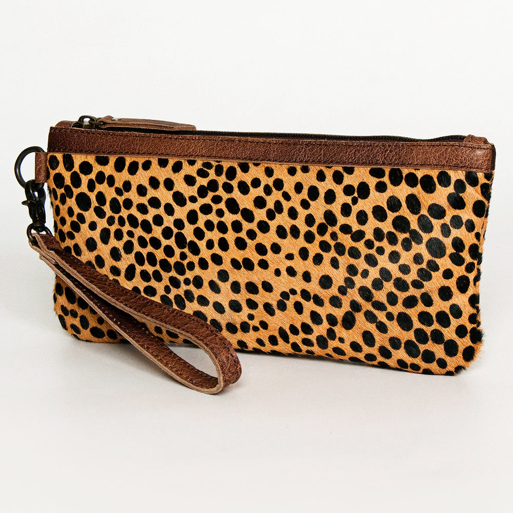 American Darling Clutch Hair on Genuine Leather Western Women Bag Handbag Purse | Cute Clutch Bag | Leather Clutch Bag | Clutch Purse