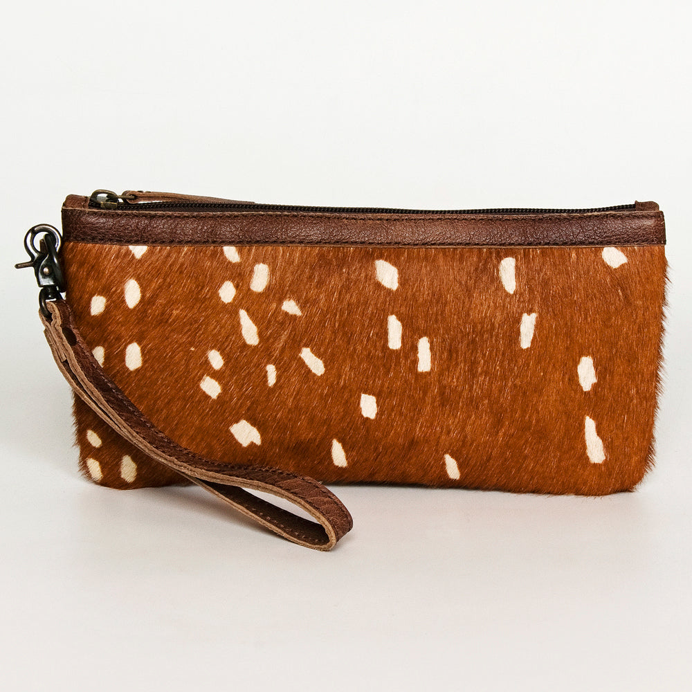 American Darling Clutch Hair on Genuine Leather Western Women Bag Handbag Purse | Cute Clutch Bag | Leather Clutch Bag | Clutch Purse