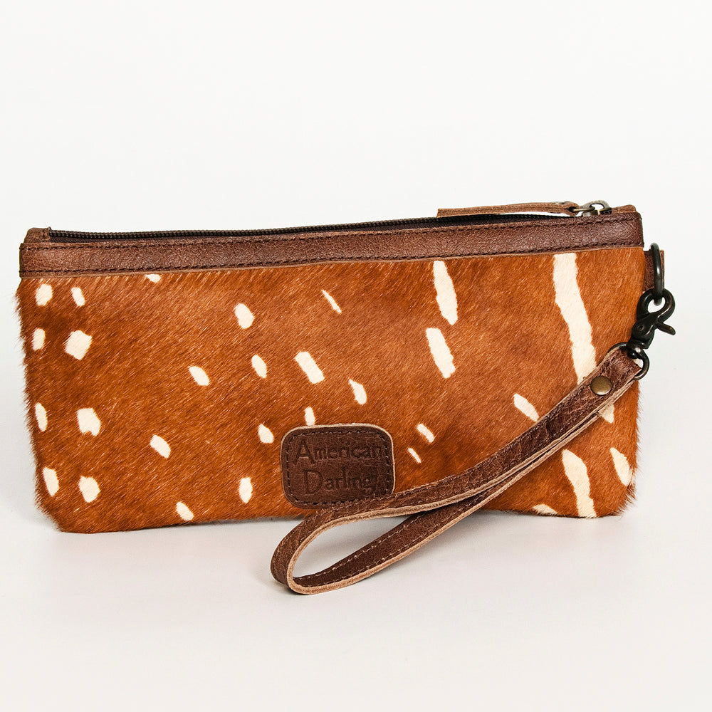 American Darling Clutch Hair on Genuine Leather Western Women Bag Handbag Purse | Cute Clutch Bag | Leather Clutch Bag | Clutch Purse