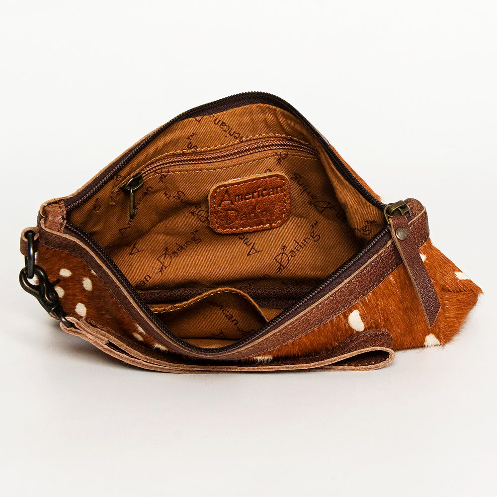 American Darling Clutch Hair on Genuine Leather Western Women Bag Handbag Purse | Cute Clutch Bag | Leather Clutch Bag | Clutch Purse
