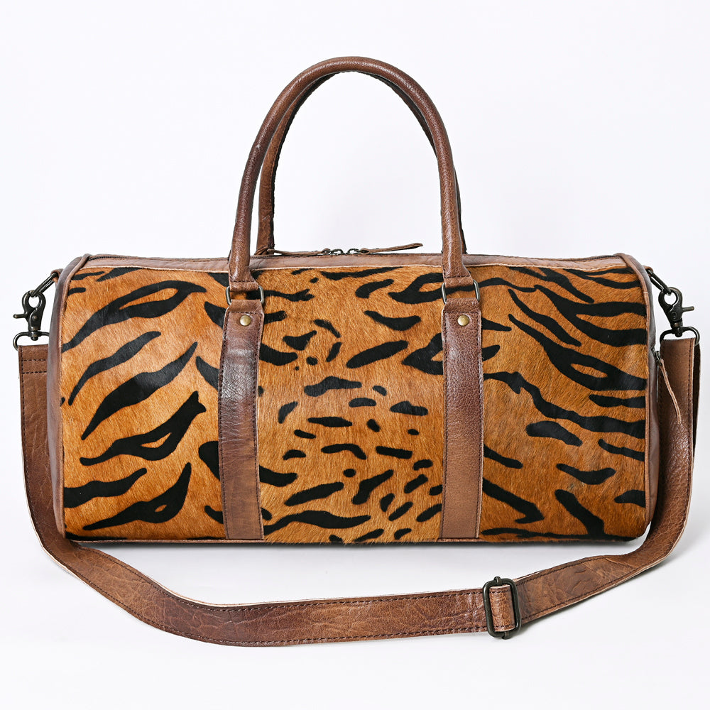 American Darling ADBGS174G Duffel Hair-On Genuine Leather Women Bag Western Handbag Purse