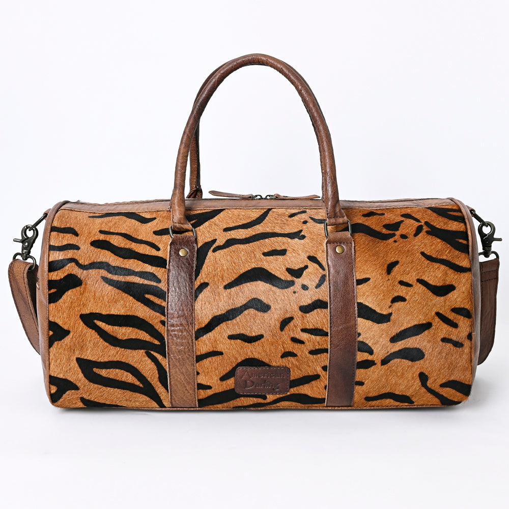 American Darling ADBGS174G Duffel Hair-On Genuine Leather Women Bag Western Handbag Purse