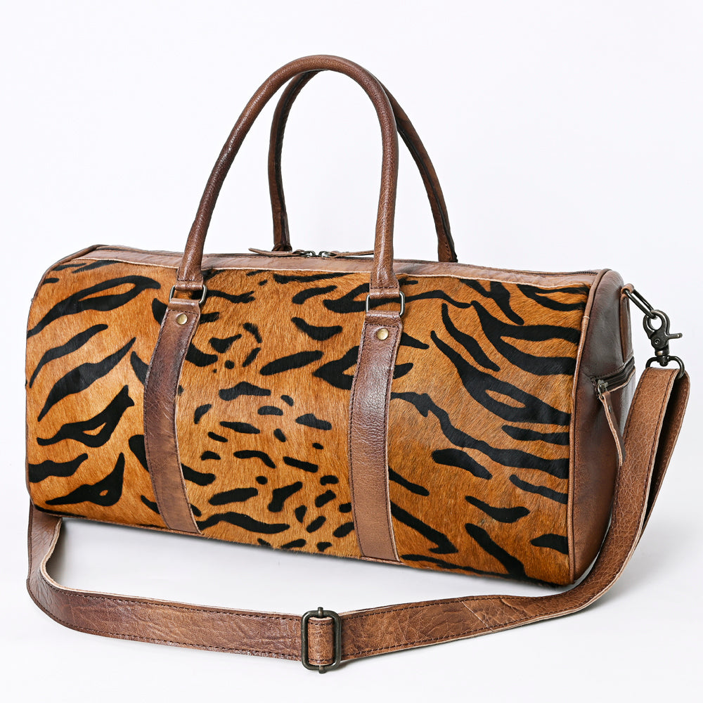 American Darling ADBGS174G Duffel Hair-On Genuine Leather Women Bag Western Handbag Purse