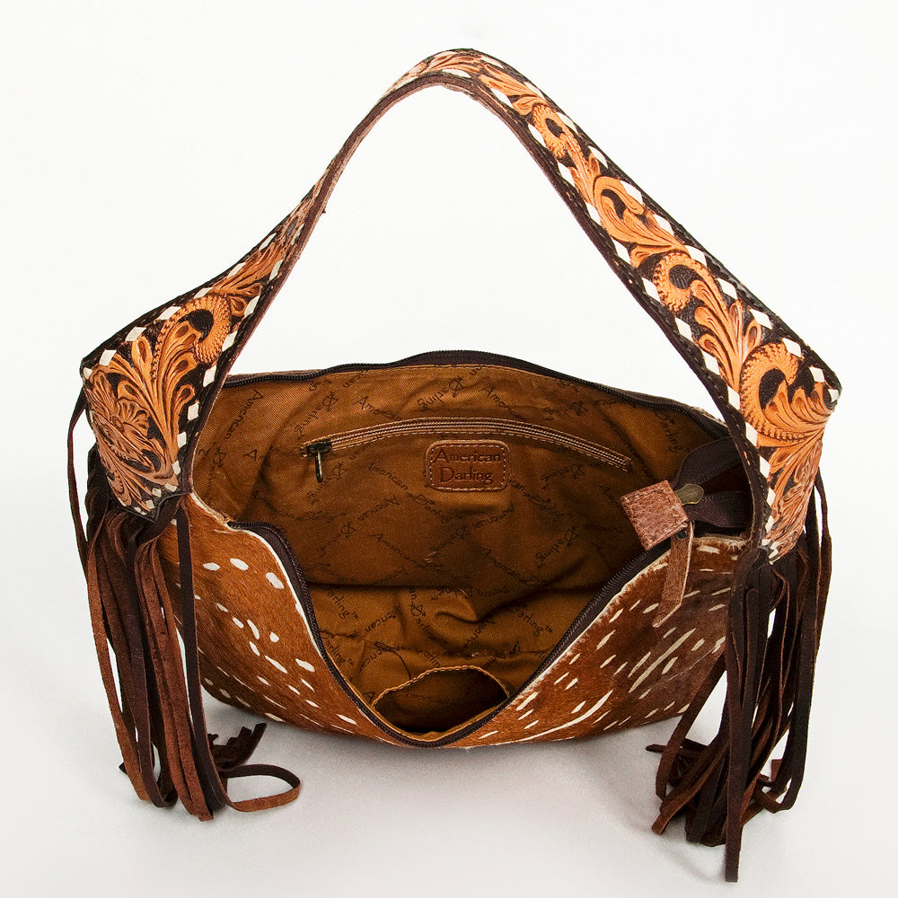 American Darling Hobo Hair On Genuine Leather women bag western handbag purse