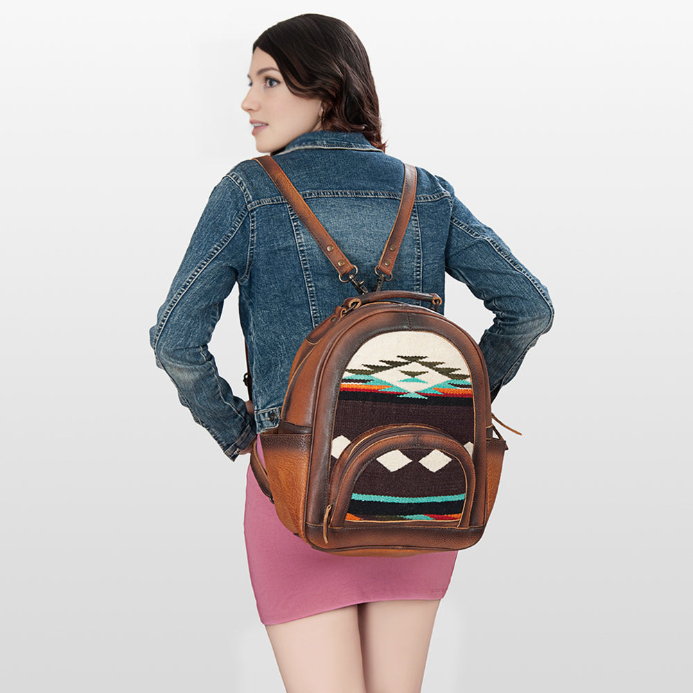 ADBG944A American Darling Saddle Blanket Genuine Leather Women Bag Western Handbag Purse