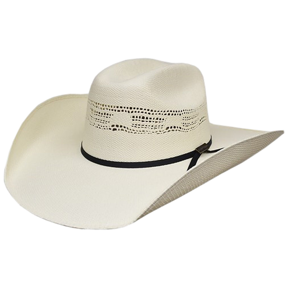 Lonestar Cool Max Bangora Truman Cowboy Hat Width 4.5 Inch Brim Cream