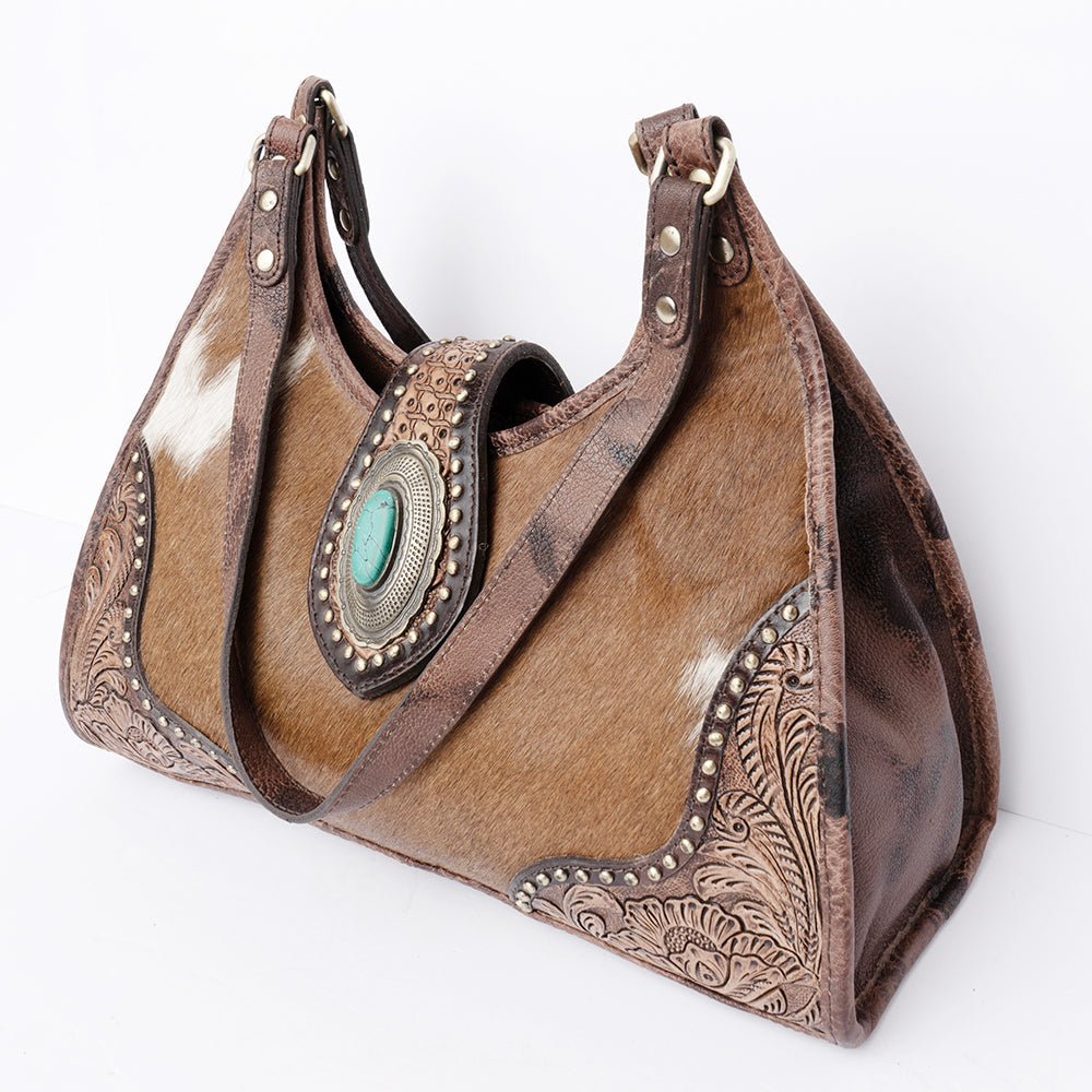 American Darling Hand Tooled Genuine Leather Women Bag Western Handbag Purse