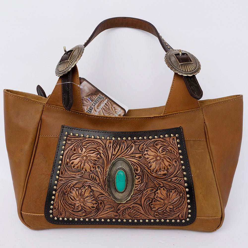 ADBGI225 American Darling Hand Tooled Genuine Leather Women Bag Western Handbag Purse