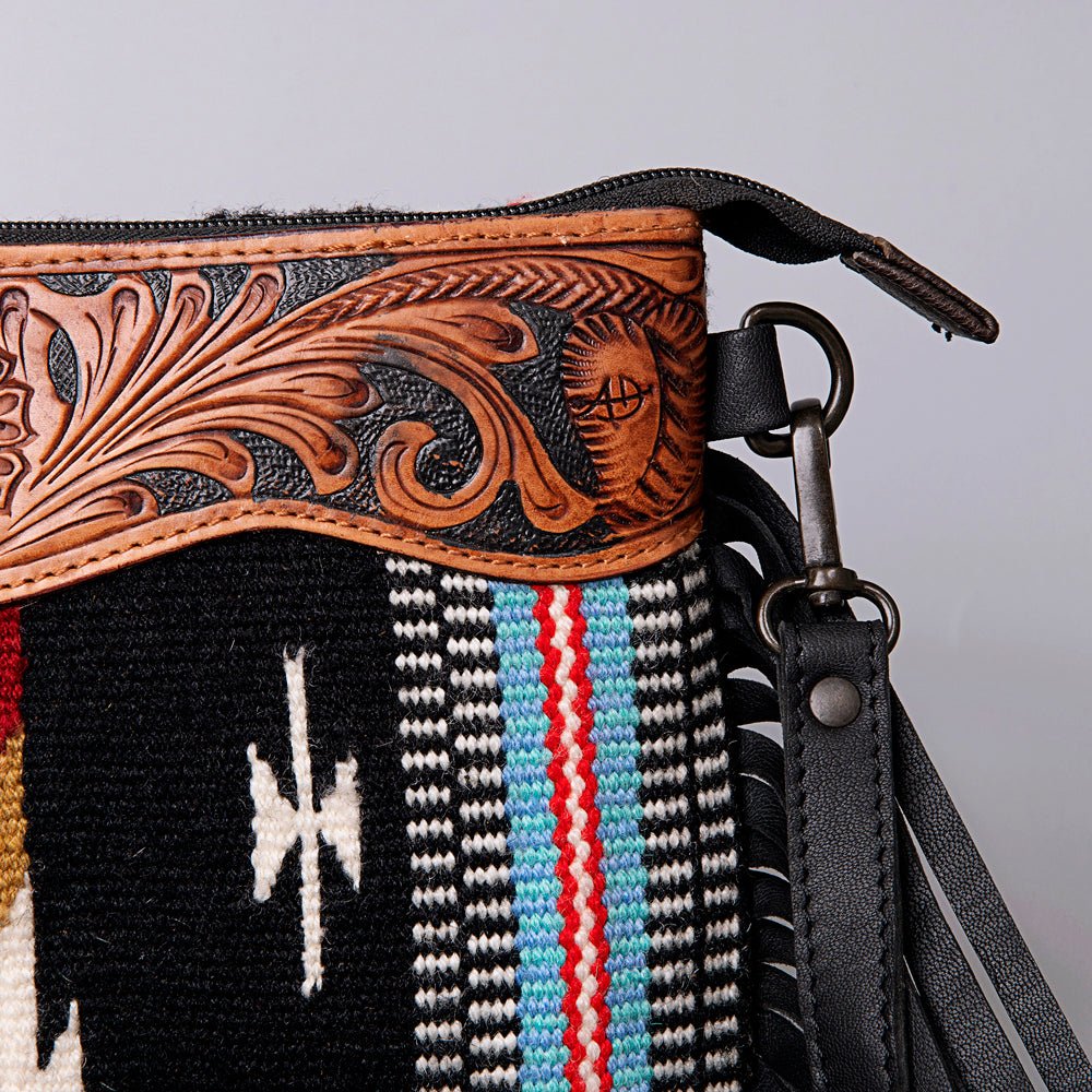American Darling Cross Body Hand Tooled Saddle Blanket Genuine Leather Women Bag Western Handbag Purse