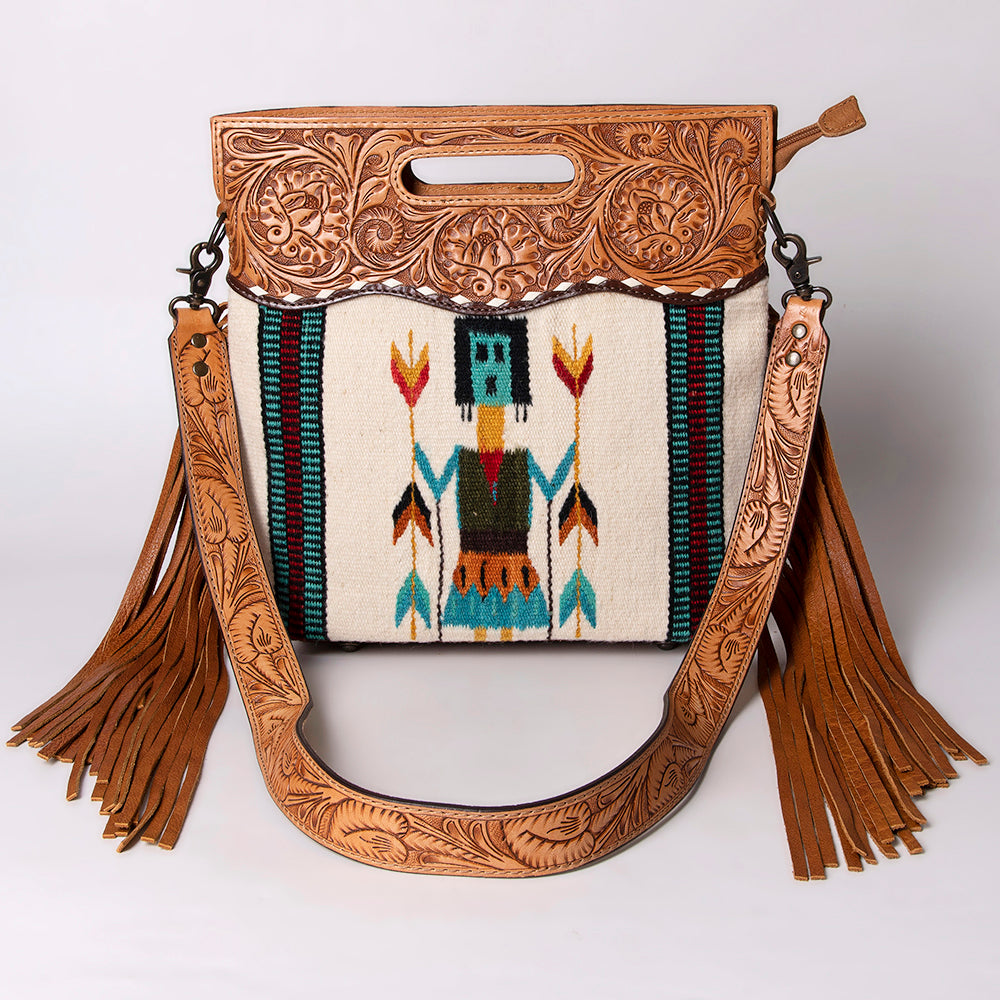 American Darling Clutch Hand Tooled Hair on Genuine Leather Western Women Bag Handbag Purse | Purses for Cute