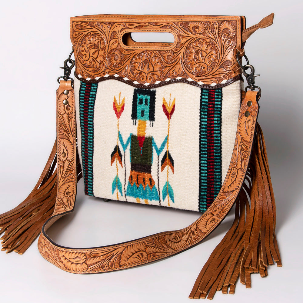 American Darling Clutch Hand Tooled Hair on Genuine Leather Western Women Bag Handbag Purse | Purses for Cute