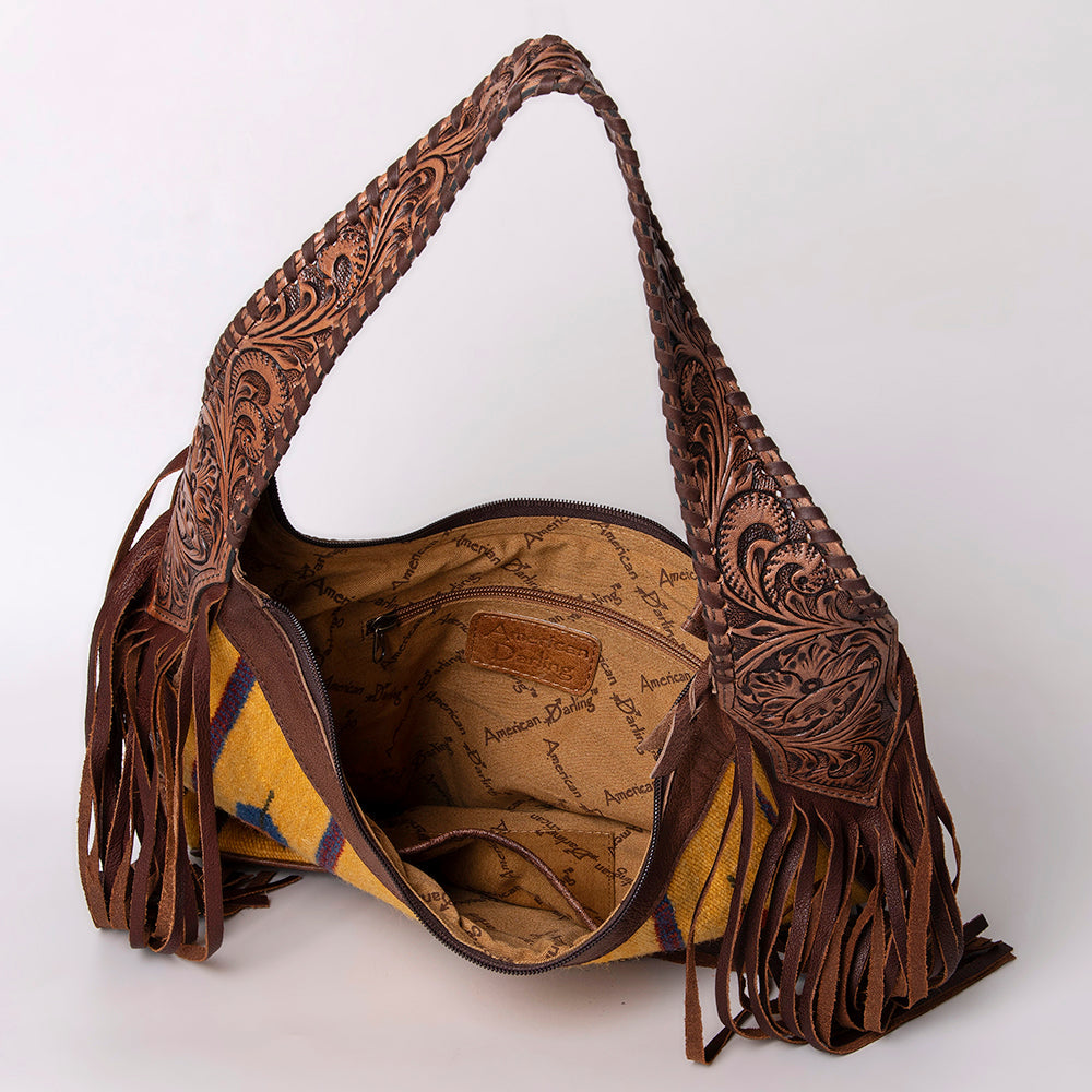 American Darling Hobo Hair On Genuine Leather women bag western handbag purse