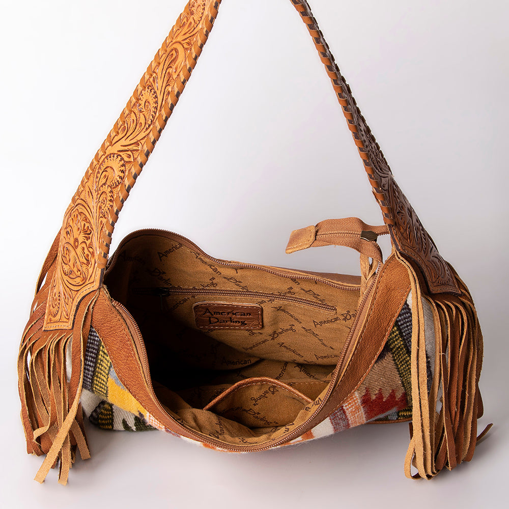 American Darling Hobo Hair On Genuine Leather women bag western handbag purse