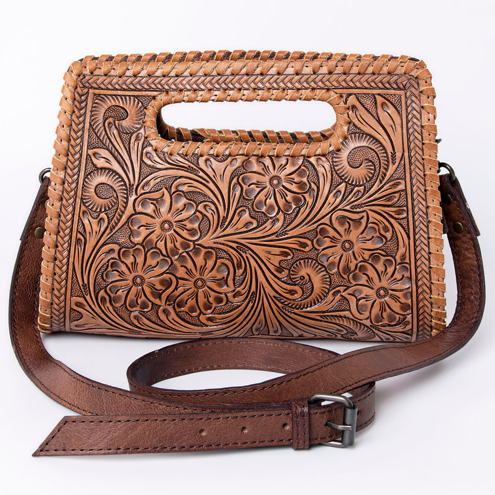 ADBG1060 American Darling Clutch Hand Tooled Genuine Leather women bag western handbag purse