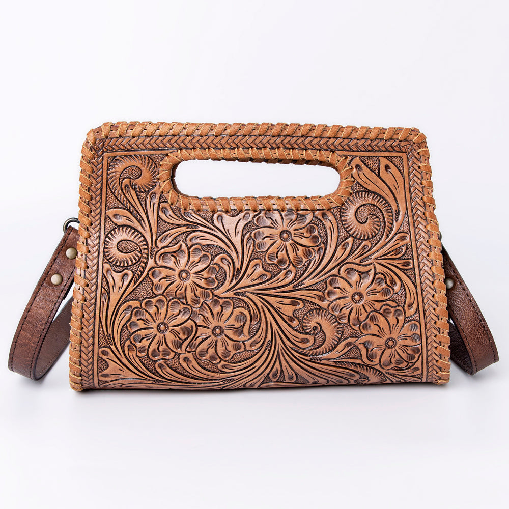 ADBG1060 American Darling Clutch Hand Tooled Genuine Leather women bag western handbag purse