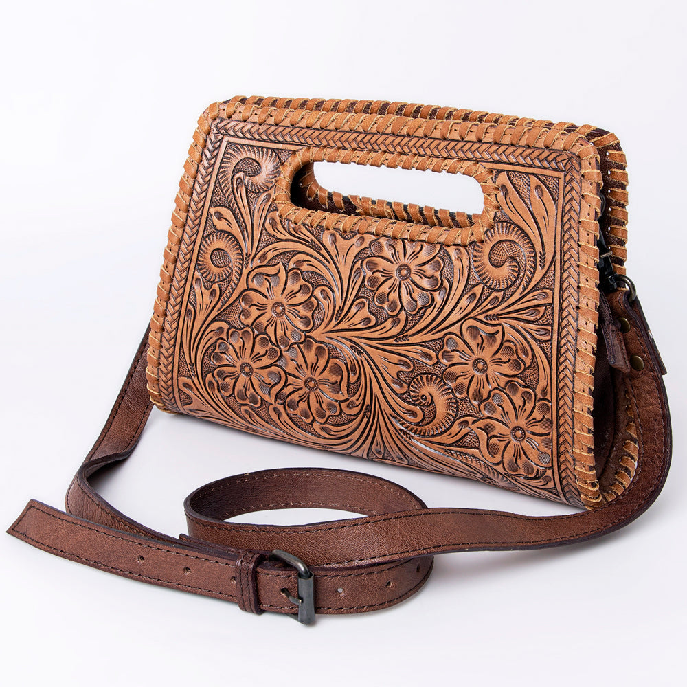 ADBG1060 American Darling Clutch Hand Tooled Genuine Leather women bag western handbag purse