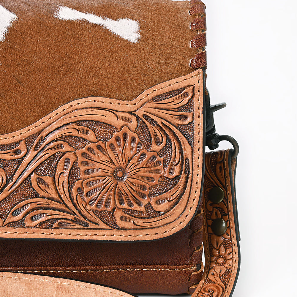 ADBG1065 American Darling Wallet Hand Tooled Hair-On Genuine Leather women bag western handbag purse
