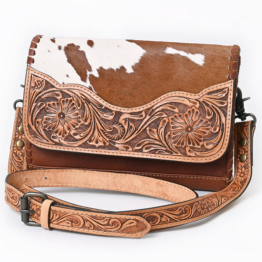ADBG1065 American Darling Wallet Hand Tooled Hair-On Genuine Leather women bag western handbag purse