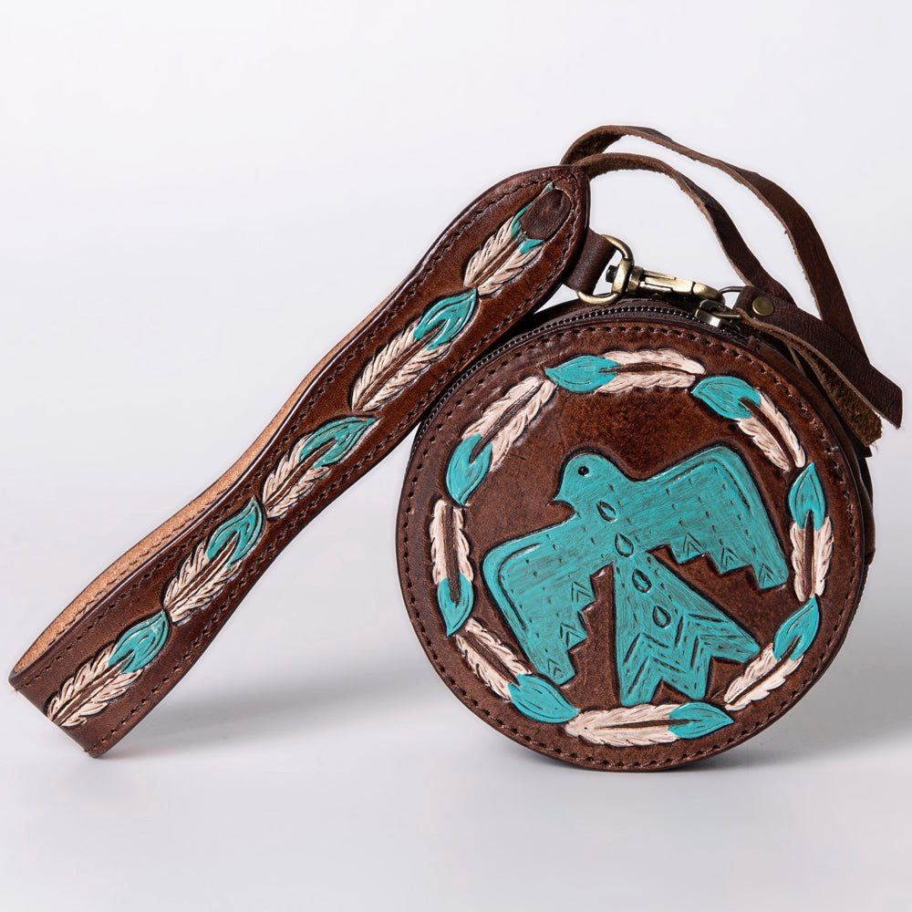 American Darling Canteen Hand Tooled Genuine Leather Women Bag Western Handbag Purse