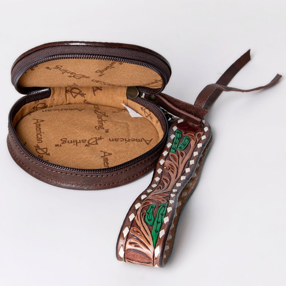 American Darling Canteen Hand Tooled Genuine Leather Women Bag Western Handbag Purse