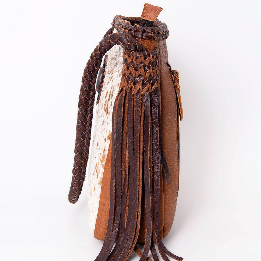 American Darling Hair On Genuine Leather Women Bag Western Handbag Purse