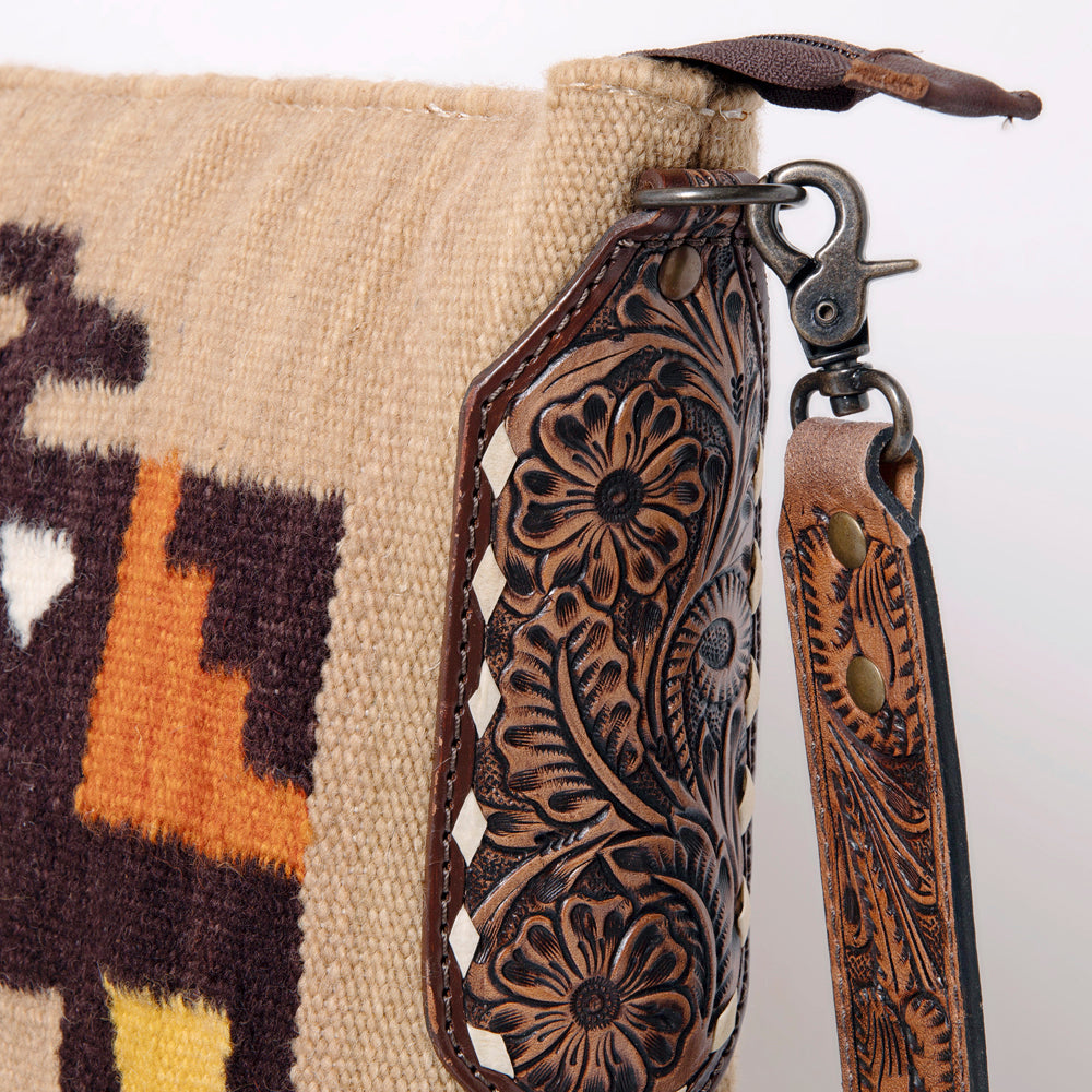 American Darling Saddle Blanket Genuine Leather Women Bag Western Handbag Purse