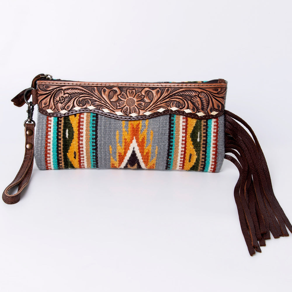 American Darling Wristlet Hair on Genuine Leather Western Women Bag | Handbag Purse | Women Wristlet | Wristlet Wristlet | Travel Wristlet | Leather Wristlet | Clutch Wristlet