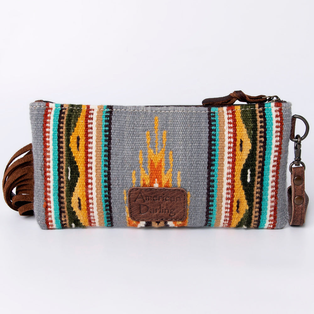 American Darling Wristlet Hair on Genuine Leather Western Women Bag | Handbag Purse | Women Wristlet | Wristlet Wristlet | Travel Wristlet | Leather Wristlet | Clutch Wristlet