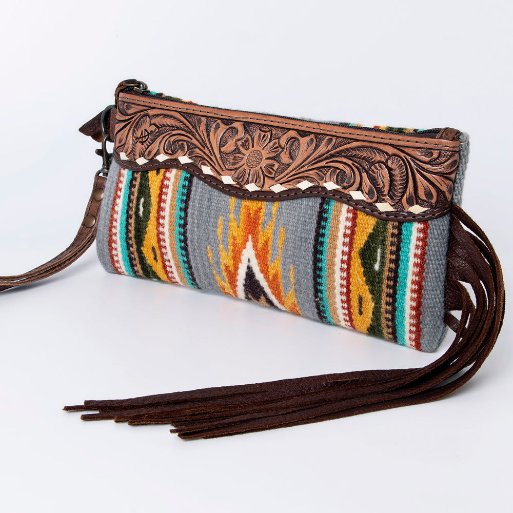 American Darling Wristlet Hair on Genuine Leather Western Women Bag | Handbag Purse | Women Wristlet | Wristlet Wristlet | Travel Wristlet | Leather Wristlet | Clutch Wristlet