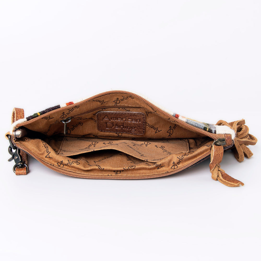American Darling Wristlet Hair on Genuine Leather Western Women Bag | Handbag Purse | Women Wristlet | Wristlet Wristlet | Travel Wristlet | Leather Wristlet | Clutch Wristlet