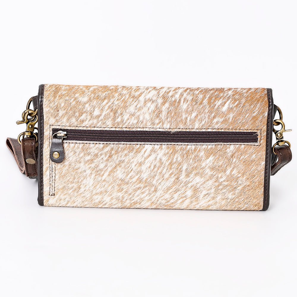 American Darling Hair On Genuine Leather Women Bag Western Handbag Purse