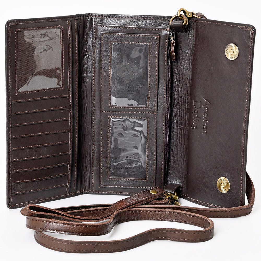 American Darling Hair On Genuine Leather Women Bag Western Handbag Purse