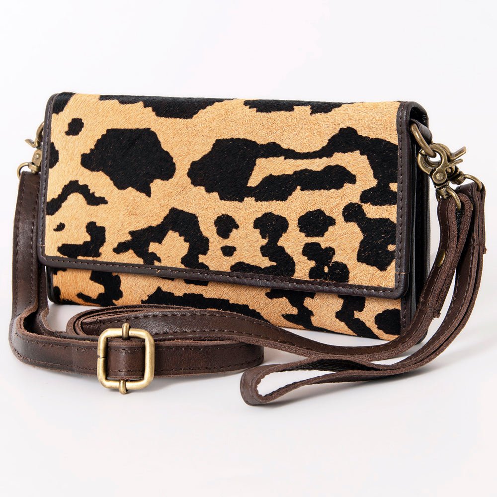 American Darling Hair On Genuine Leather Women Bag Western Handbag Purse