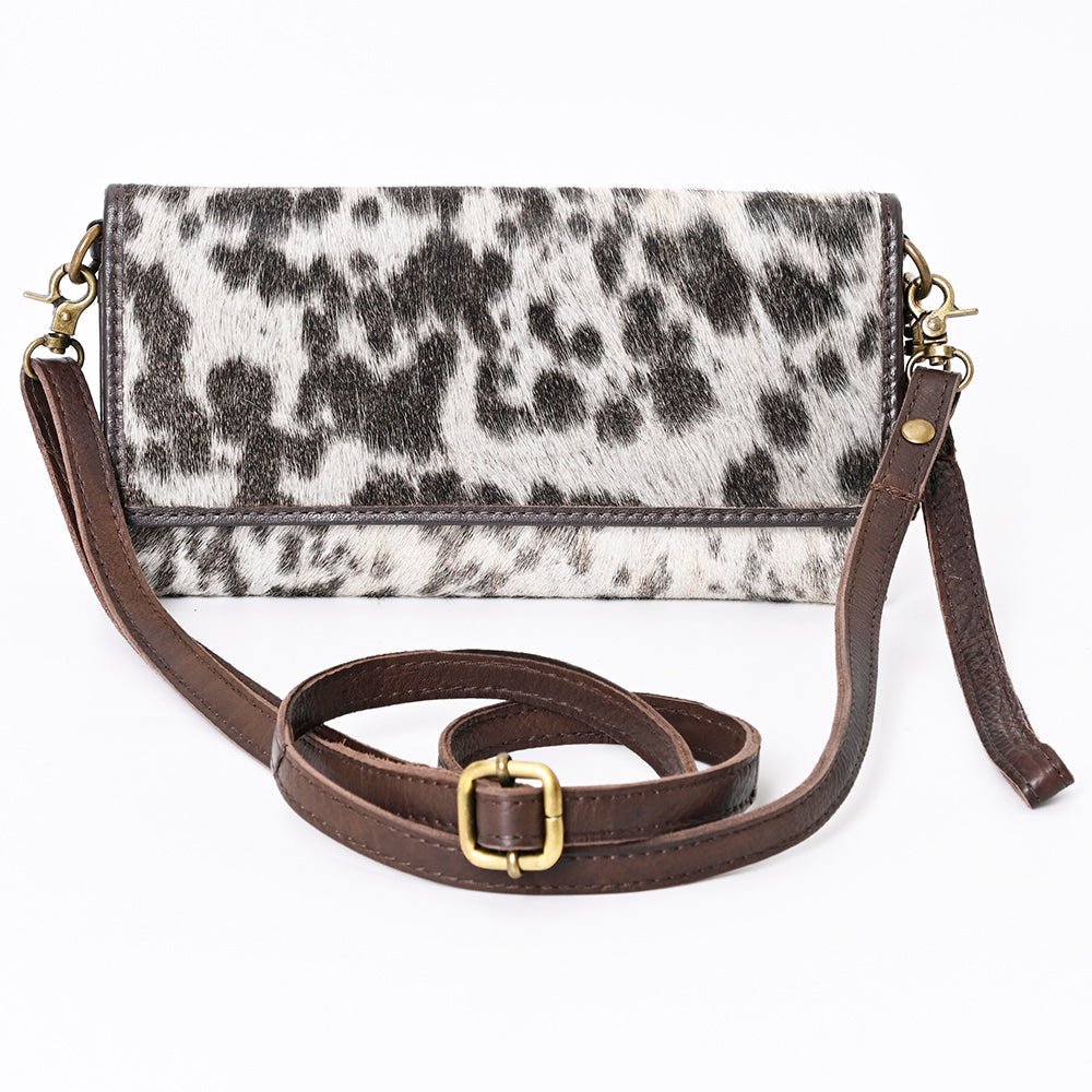 American Darling Hair On Genuine Leather Women Bag Western Handbag Purse